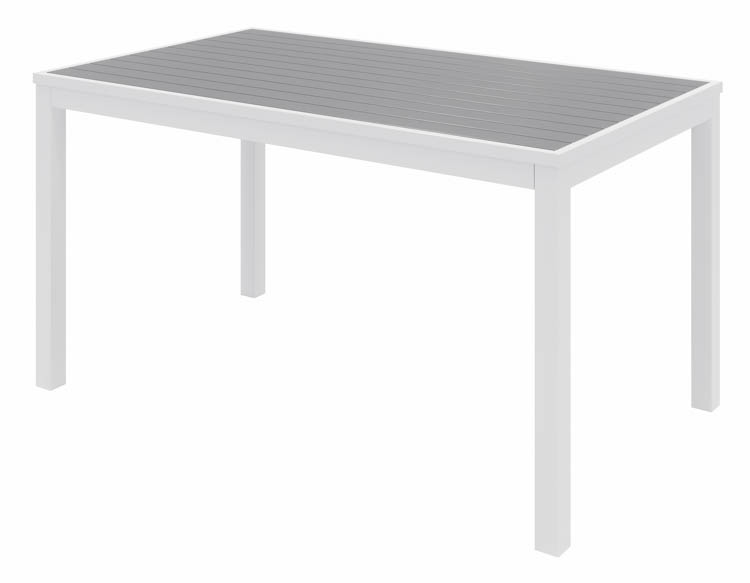 32in x 55in Rectangle Patio Table by KFI Seating