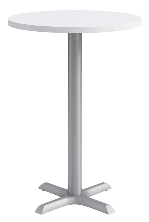 30in Round, Bar Height, Pedestal Table by KFI Seating