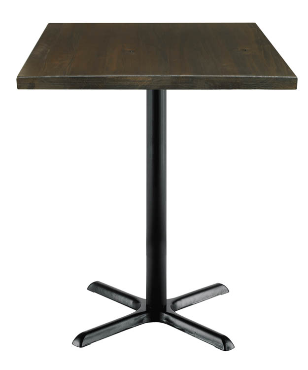 30in Square Vintage Wood Bistro Table by KFI Seating