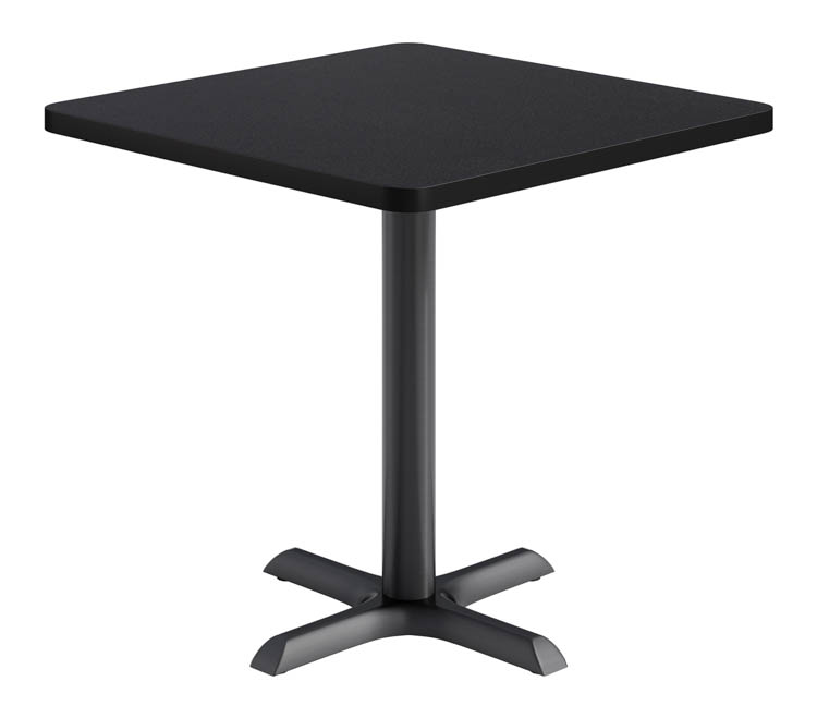 30in Square Pedestal Table by KFI Seating