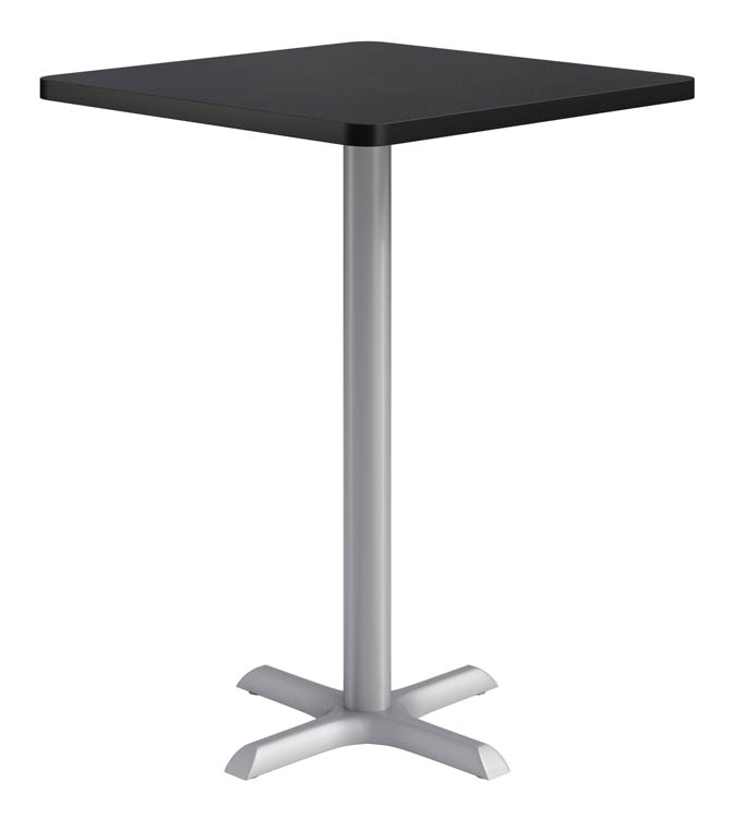 30in Square, Bar Height, Pedestal Table by KFI Seating