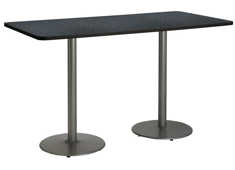 6ft x 36in Pedestal Table by KFI Seating