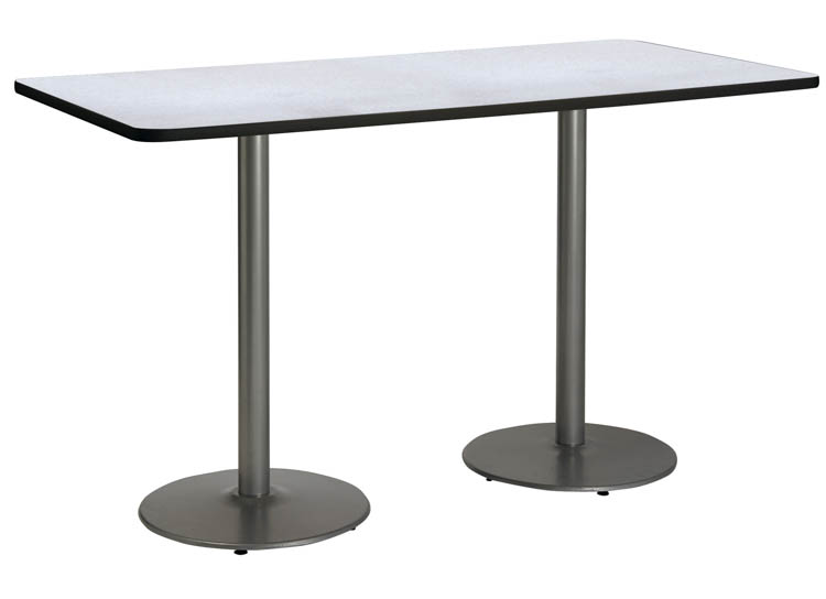 6ft x 36in Pedestal Table by KFI Seating