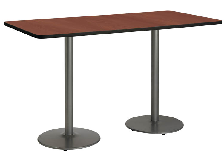 6ft x 36in Pedestal Table by KFI Seating