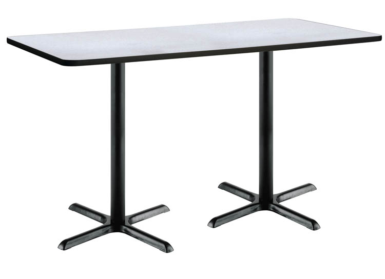 6ft x 36in Pedestal Table by KFI Seating