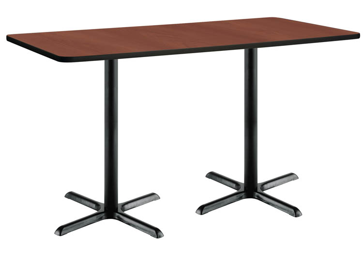6ft x 36in Pedestal Table by KFI Seating