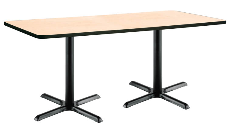 6ft x 36in Pedestal Table by KFI Seating