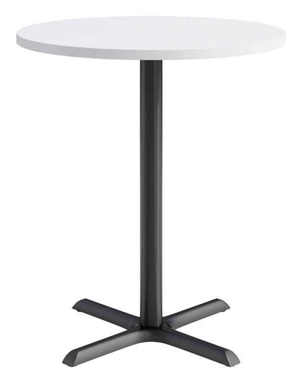 36in Round, Bar Height, Pedestal Table by KFI Seating