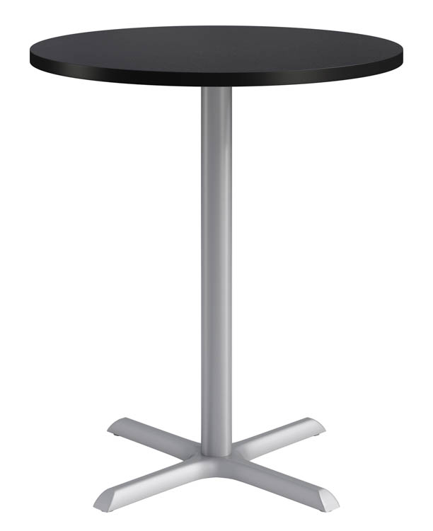 36in Round, Bar Height, Pedestal Table by KFI Seating