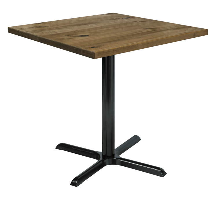 36" Square Vintage Wood Counter Table by KFI Seating