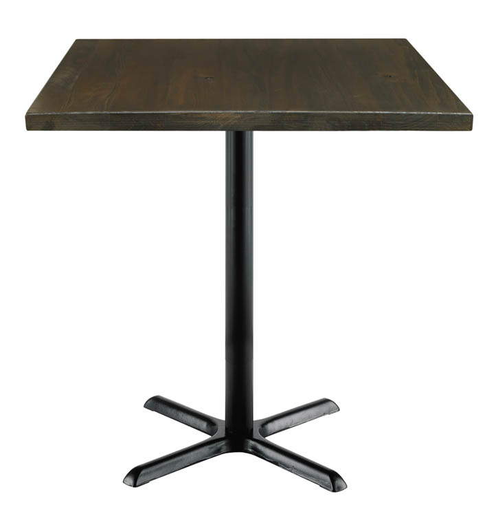 36in Square Vintage Wood Bistro Table by KFI Seating