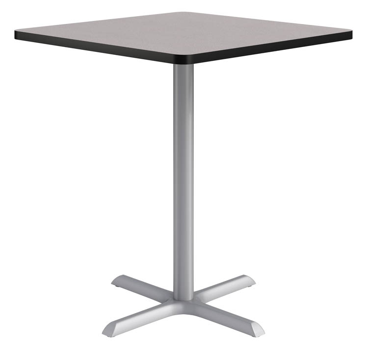 36in Square, Bar Height, Pedestal Table by KFI Seating