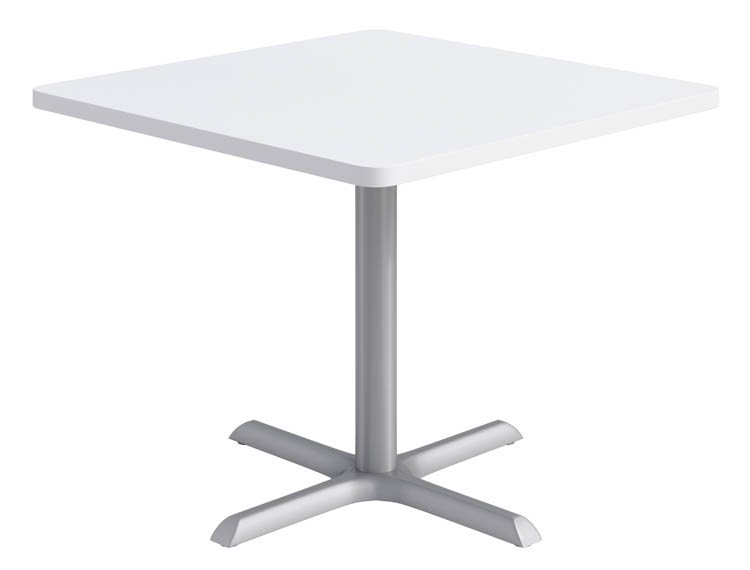 36in Square Pedestal Table by KFI Seating