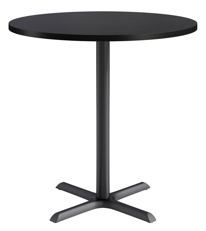 42in Round, Bar Height, Pedestal Table by KFI Seating