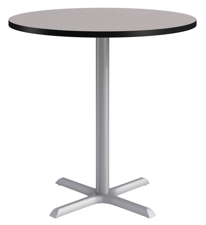 42in Round, Bar Height, Pedestal Table by KFI Seating