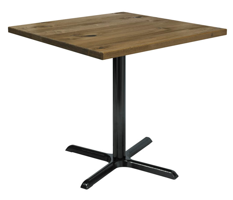 42" Square Vintage Wood Counter Table by KFI Seating