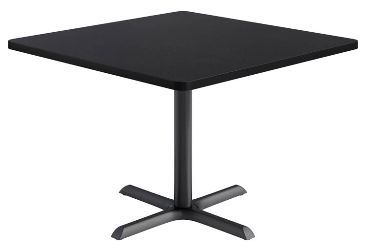 42in Square Pedestal Table by KFI Seating
