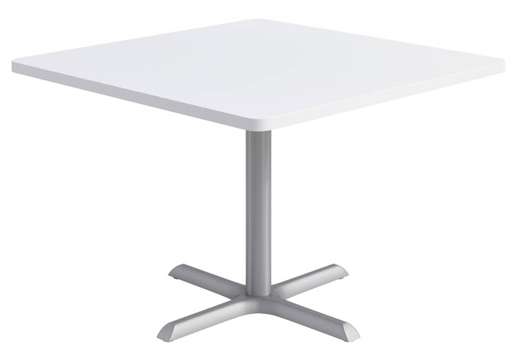 42in Square Pedestal Table by KFI Seating