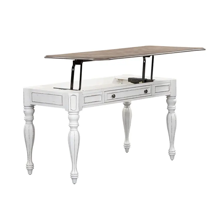 Writing Desk 56in W x 28in D with Flip Down Keyboard Drawer by WFB Designs