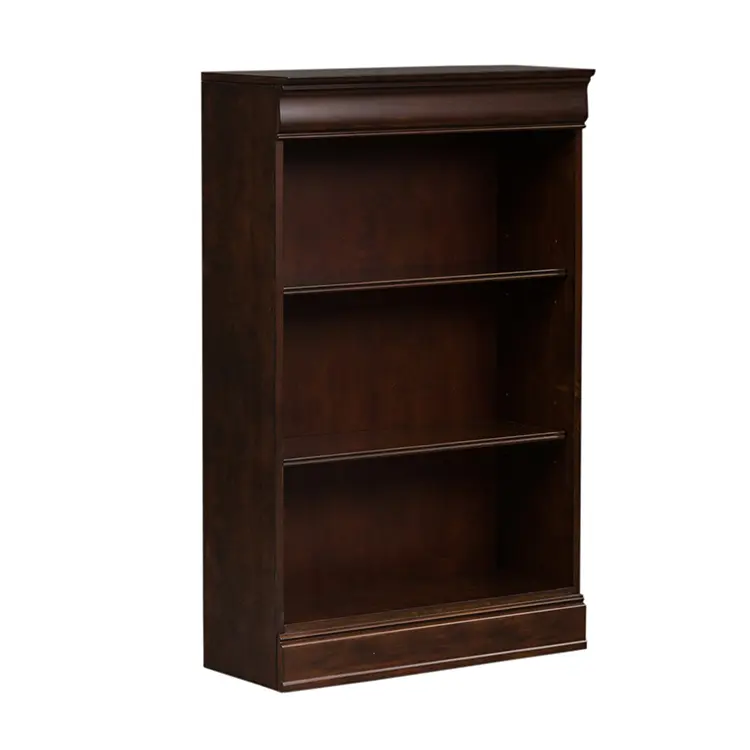 Bookcase 30in W x 13in D x 48in H with Crown Molding by WFB Designs