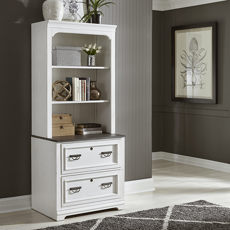 Lateral File Cabinet w/ Hutch by WFB Designs