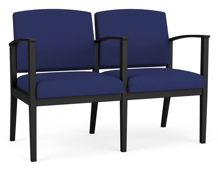 2 Seater with Center Arm by Lesro
