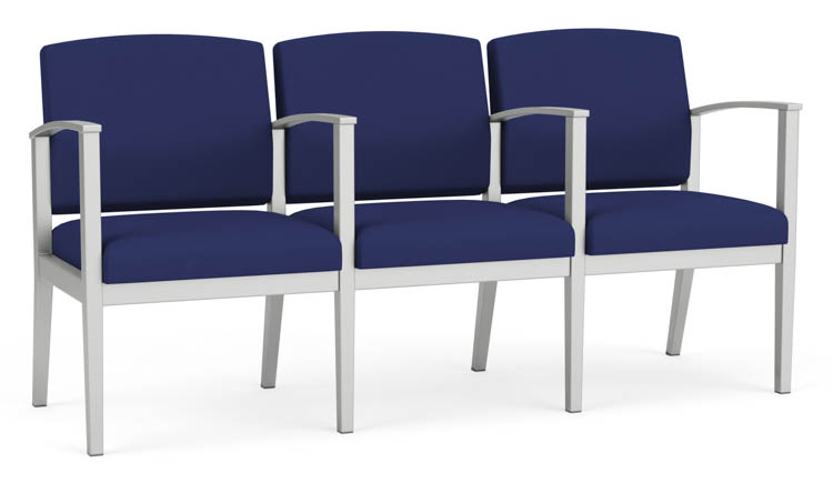 3 Seater with Center Arms by Lesro