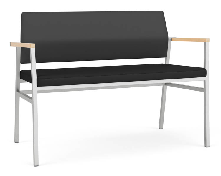 Loveseat Upholstered Seat, Upholstered Back by Lesro