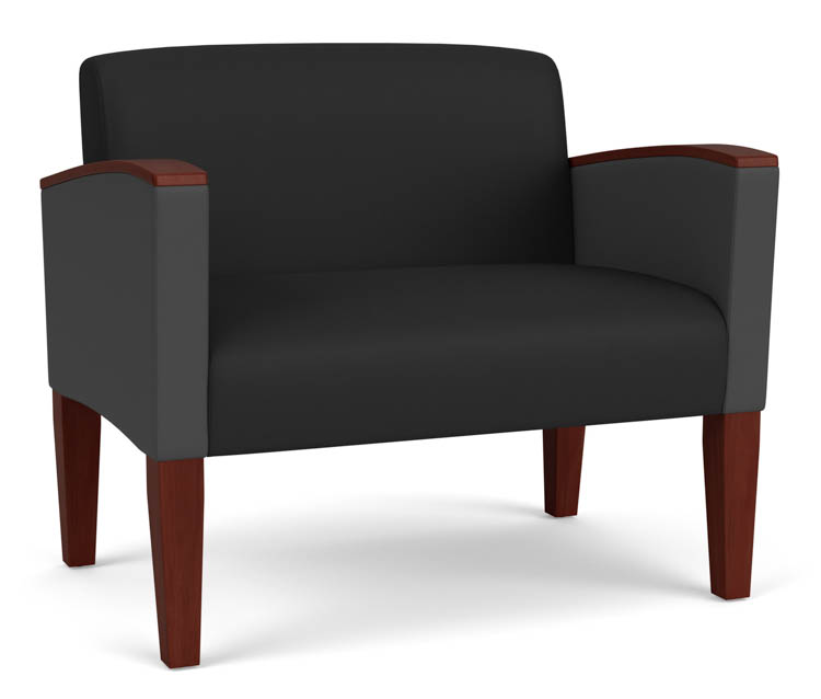 Bariatric Chair, Upholstered Seat, Back and Arms by Lesro