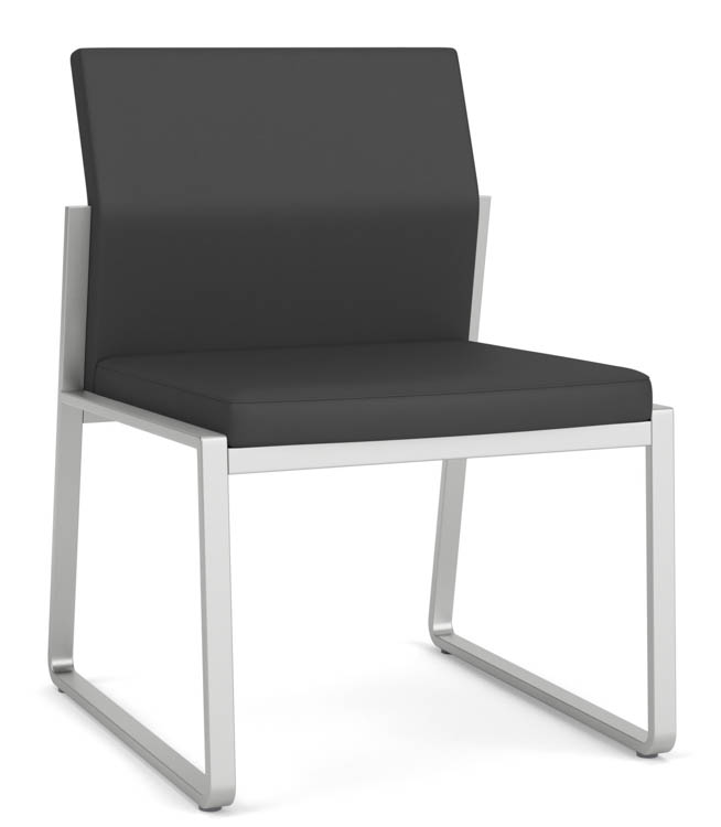 Polyurethane Armless Guest Chair by Lesro