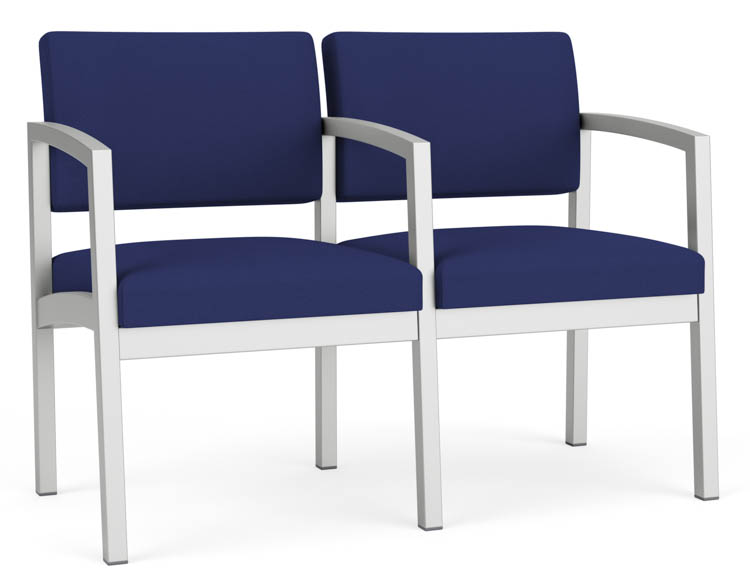 2 Seat Sofa with Center Arm - Standard Fabric by Lesro