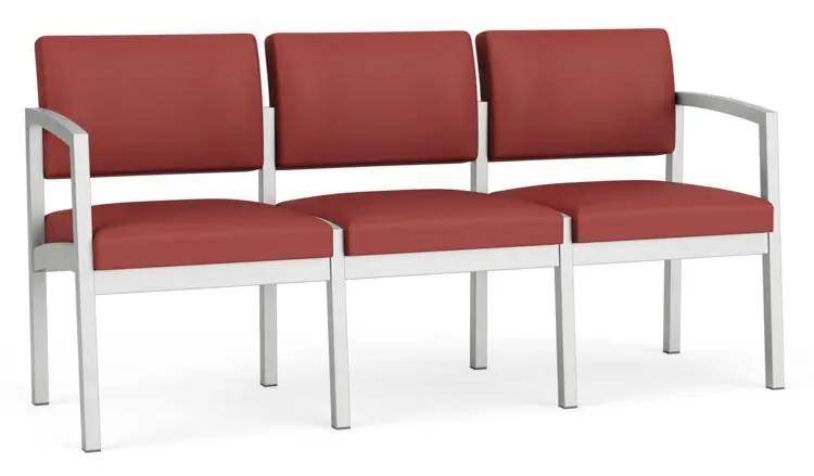 3 Seat Sofa 65in W x 25in D with Steel Frame by Lesro