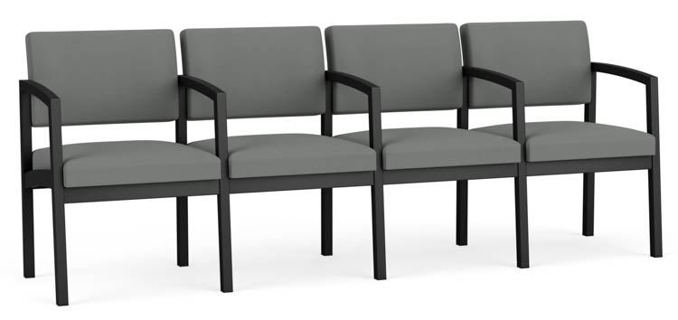 4 Seat Sofa with Center Arms by Lesro