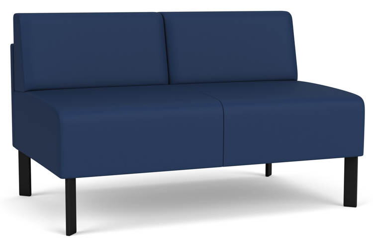 Polyurethane Armless Loveseat by Lesro