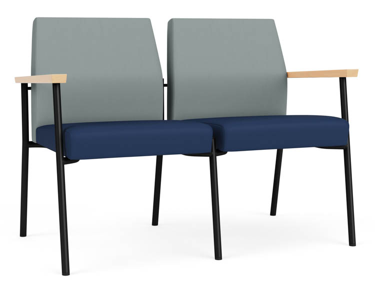 2 Seat Sofa, Upholstered Seat, Upholstered Back by Lesro