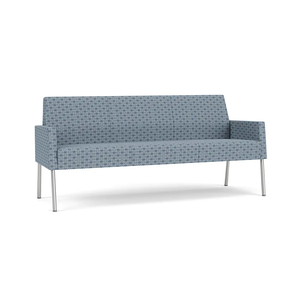Mystic Lounge Reception Sofa, Silver, RS Rain Song Upholstery