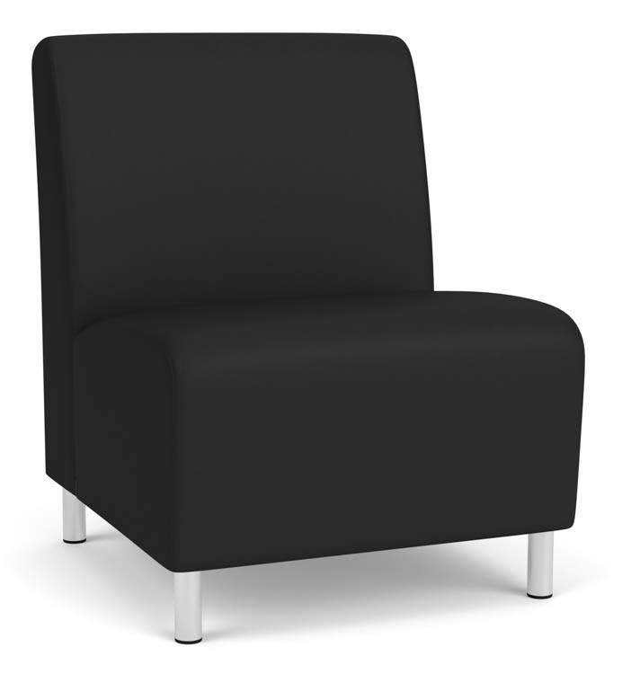 Polyurethane Oversize Armless Guest Chair by Lesro