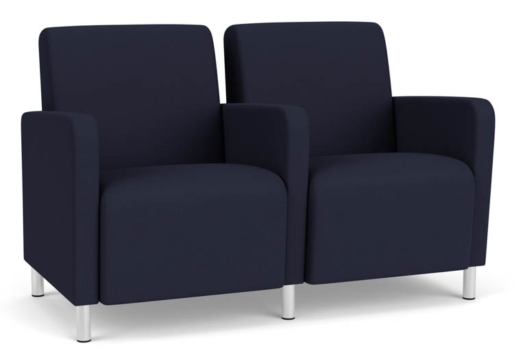 2 Seats with Center Arm by Lesro