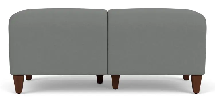 2 Seat Bench 43in W x 20in D with Upholstered by Lesro