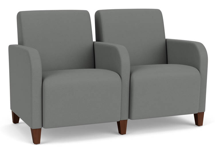 2 Seat Sofa with Center Arms by Lesro