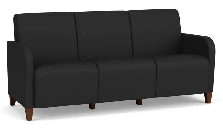 3 Seat Sofa 69in W x 30in D with Polyurethane Upholstery by Lesro