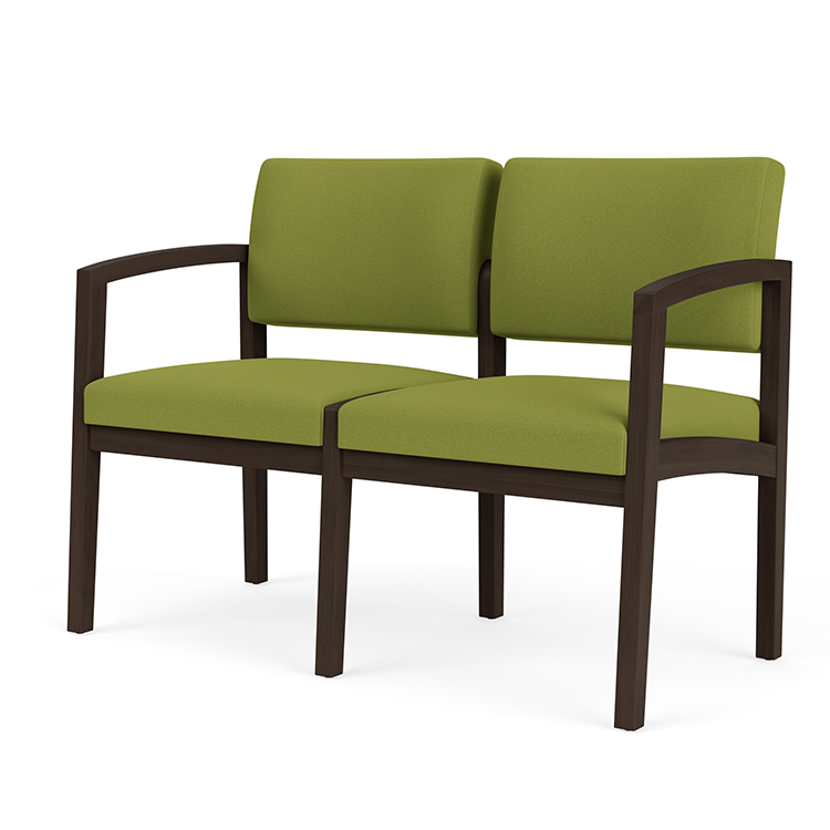 Lenox Wood 2 Seat Sofa - Standard Upholstery by Lesro