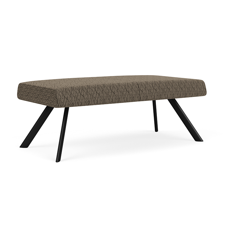 2 Seat Bench - Pattern Fabric by Lesro