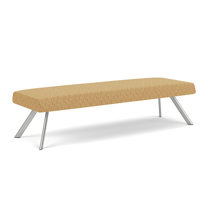 3 Seat Bench - Pattern Fabric by Lesro