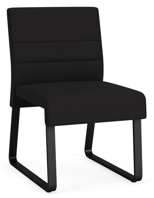 Armless Guest Chair Sled Base by Lesro