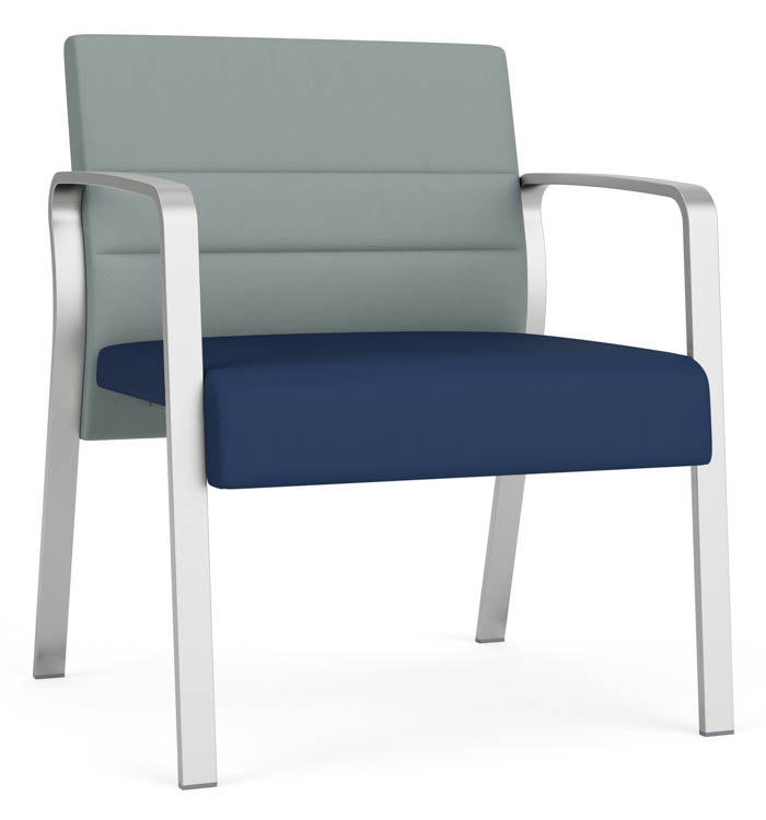 Oversize Guest Chair, Upholstered Seat, Upholstered Back by Lesro