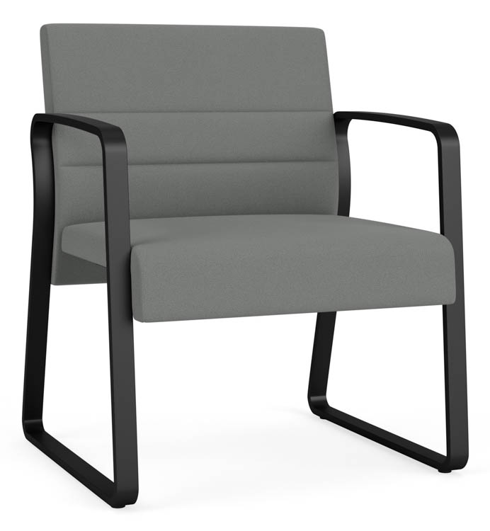 Oversize Guest Chair, Sled Base by Lesro