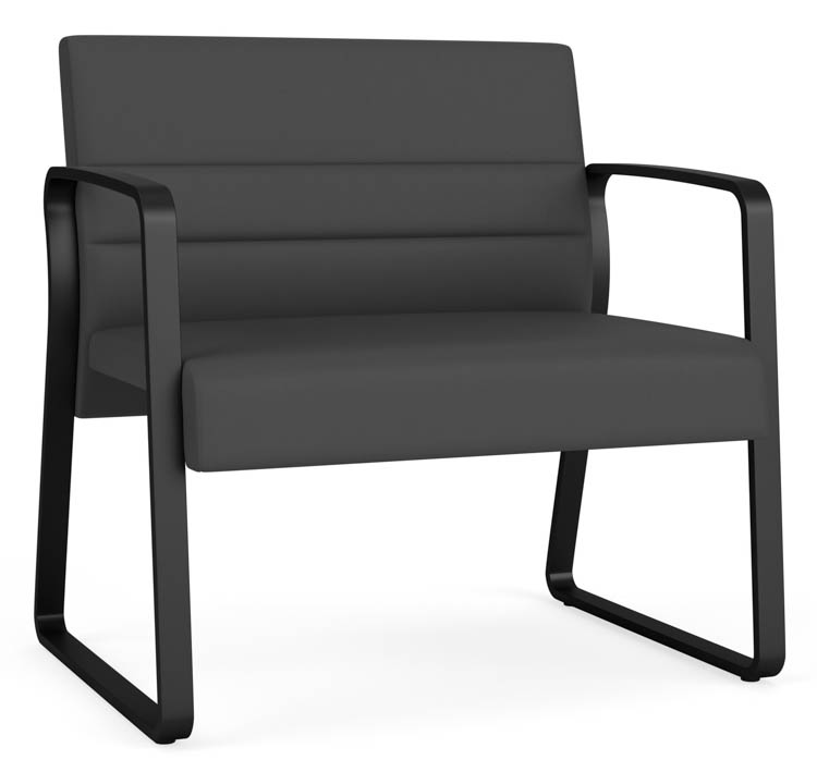 Polyurethane Bariatic Chair, Sled Base by Lesro