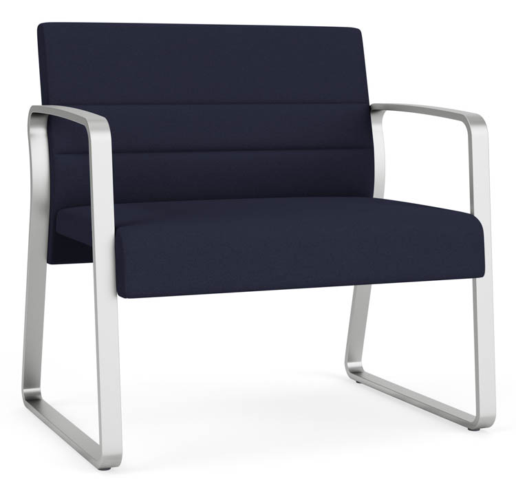 Bariatic Chair, Sled Base by Lesro