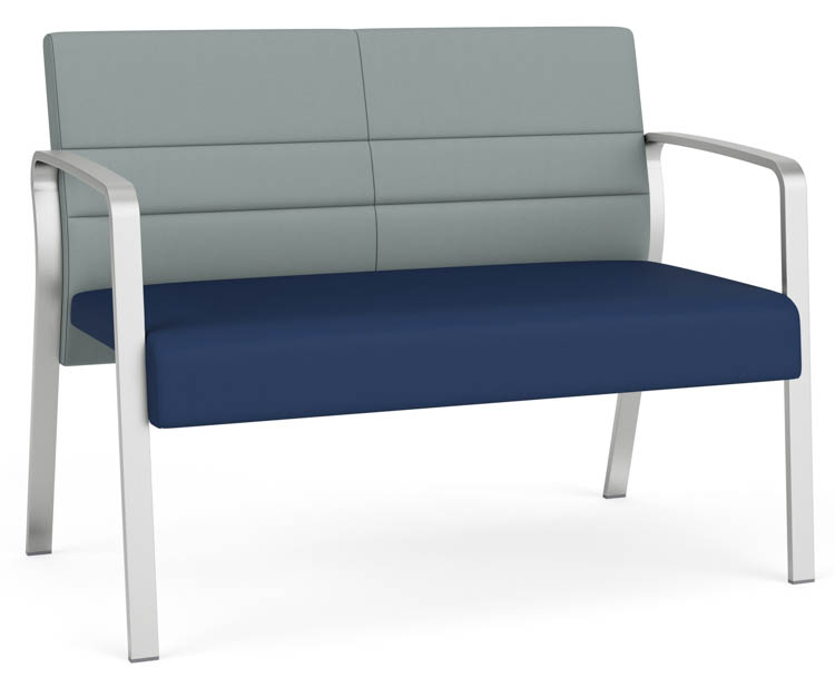 Loveseat, Upholstered Seat, Upholstered Back by Lesro